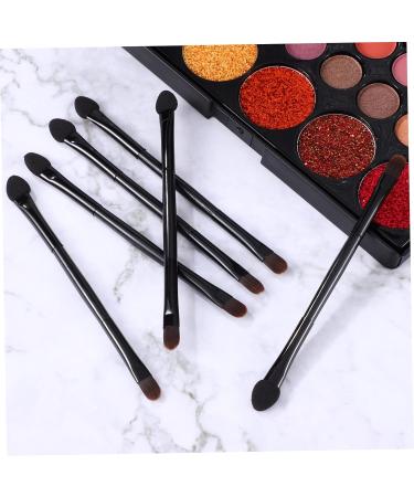 Baluue 40 Pcs Double Eye Shadow Makeup Professional Makeup Brush Eye Shadow Brush Applicator Nylon Black - Buy Online on GoSupps.com