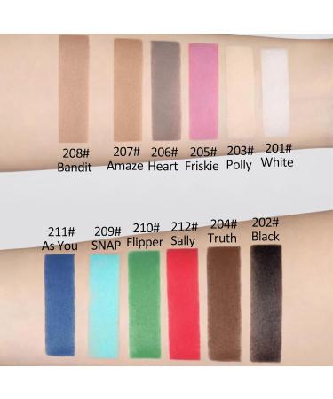 Erinde Black Eyeshadow Palette - Waterproof High Pigment Matte Nude Tones | Long-Lasting 202 Black Shades for Stunning Eye Makeup - Buy Online on GoSupps.com