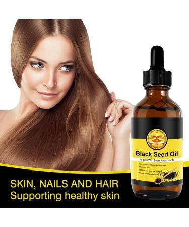 Organic Black Seed Oil Cold Pressed Cold Pressed Black Seed Oil For Hair With Super Antioxidant For Immune Support Joints Digestion Hair Skin & Nail Blackseed Oil Black Seed Oul Black Seed Oil - Buy Online on GoSupps.com