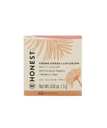 Honest Creme Cheek Blush Plus Lip Color - Rose Pink Women Blush 0.1 oz - Natural Flush for Cheeks and Lips - Buy Online on GoSupps.com