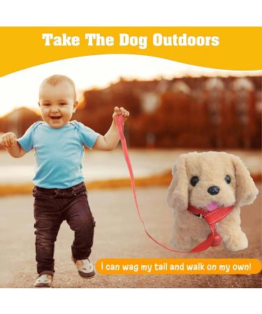 Howade Toy Puppy Plush Electronic Interactive Dog | Walking, Barking, Wagging Tail Stuffed Musical Pet Robot | Kids Toys for 2-8 Year Olds | Boys/Girls Presents - Buy Online on GoSupps.com