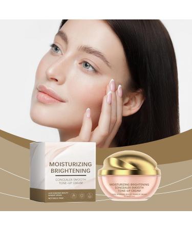  Nuvilo Brightening and moisturizing corrective cream for face and eyes with a brightening effect light and long-lasting makeup brightens under the eyes for dark circles (1 pc) - Buy Online on GoSupps.com