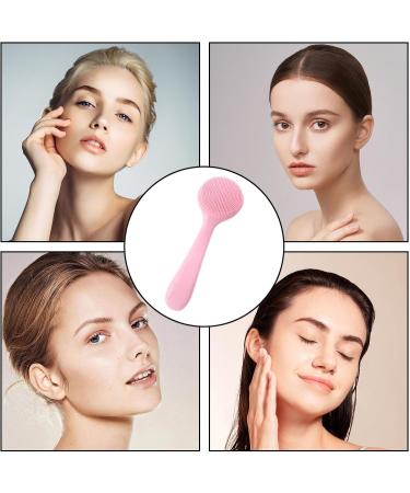 Comoda Facial Cleansing Brush - Silicone Face Skin Scrubbers Scrub Pad - Manual Facial Cleansing Brush Skin Friendly Waterproof Face Cleaning Scrubber Pink - Buy Online on GoSupps.com