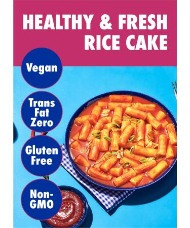 Kost Hongdae Tteokbokki - Spicy Korean Rice Cake Snacks for Gourmet Lovers | Easy to Cook 6 Pieces - Buy Online on GoSupps.com