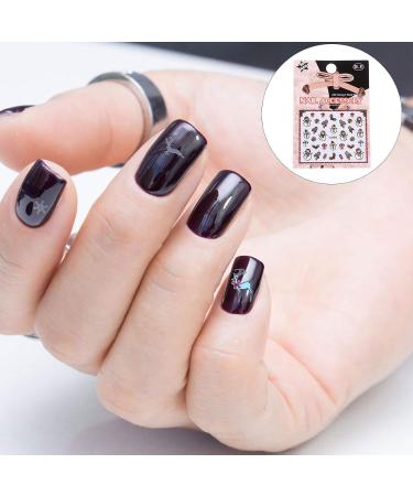 24 Sheets Christmas Nail Stickers Xmas Nail Art Sticker Santa Nail Stickers Holiday Full Nail Stickers Reindeer Nail Stickers Nativity Stickers Nail Patch False Nails 3d Manicure - Buy Online on GoSupps.com