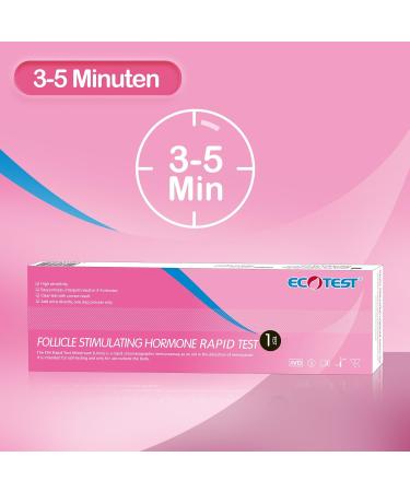 ECOTEST Follicle Stimulating Hormone (FSH) Rapid Test - Self-Test for Women 1 Piece - Accurate & Fast Results - Buy Online on GoSupps.com