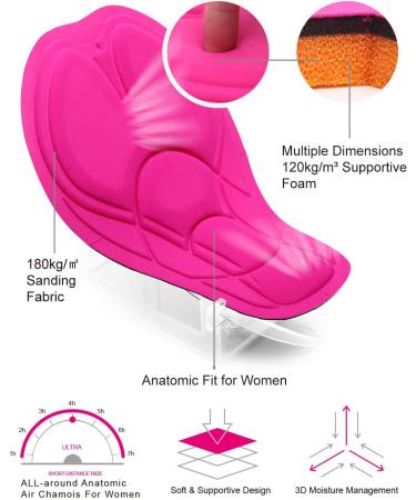 Buy XGC Women's Long Bicycle Pants - High Elasticity Breathable 4D Sponge Padding for Comfort | International Shipping Available - Buy Online on GoSupps.com