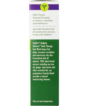 PediFix Diabetic Defense Foot Wash 5.1oz - Daily Therapy for Clean and Healthy Feet - Buy Online on GoSupps.com