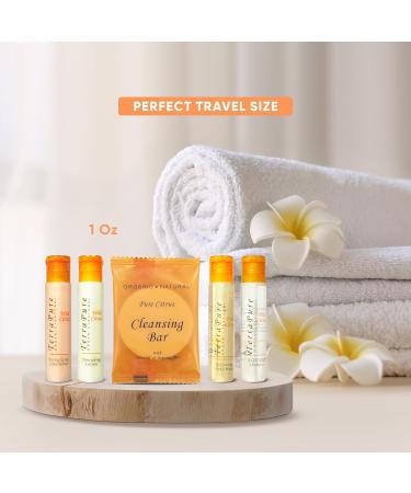Terra Pure Wild Citrus All-In-Kit | 1 oz. Liquids & Bar Soaps | 150 Pieces | Shop Internationally - Buy Online on GoSupps.com