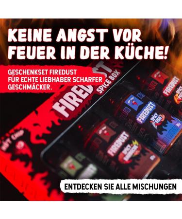  HOT CHIP HOT CHIP Firedust Firedust Spice Gift Box 8 x 73g Spice Mix - Pizza BBQ Fish Potatoes Spices & More - Spicy Cheese Spices with Paprika and Celery - Perfect for - Buy Online on GoSupps.com