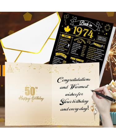 80th Birthday Card Jumbo 80th Anniversary Card CANADA 25x20cm Back in 1944 Gilding Happy 80th Birthday Card for Woman Men Funny 80 Birthday Gifts for Wife Husband Him Her Back in 1944 Shiny Gold - Buy Online on GoSupps.com