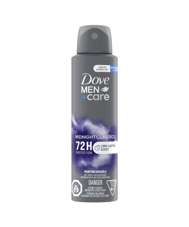 Dove Men+Care Dry Spray Antiperspirant deodorant for 72H sweat & odour protection Midnight Classico with Triple Defense Technology 107 g