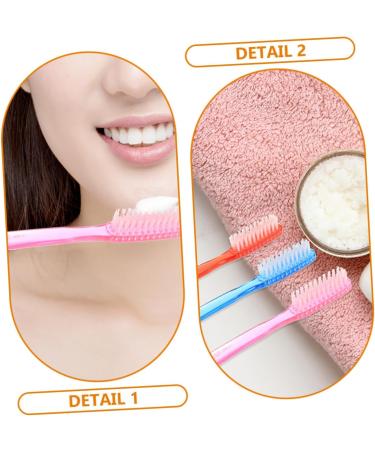 Frcolor 10-Pack Sweet Toothbrushes for Kids & Adults Travel-Friendly Manual Cleaning Brushes & Interdental Stiff Brushes - Buy Online on GoSupps.com