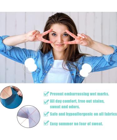 40 Pack Armpit Sweat Pads - Disposable Invisible Absorber Pads for Hyperhidrosis - Men and Women - Buy Online on GoSupps.com