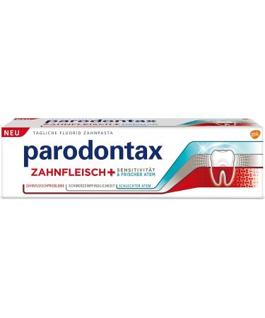 Parodontax Gum+ Sensitivity & Fresh Breath Toothpaste 75ml (Pack of 2) Buy Internationally | Optimal Gum Health & Freshness - Buy Online on GoSupps.com