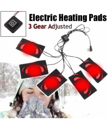 8-in-1 USB Electric Heating Cushion - Adjustable Temperature Waterproof & Perfect for Winter Camping | Carbon Fiber Technology - Buy Online on GoSupps.com