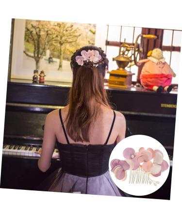 FRCOLOR Headgear for the bride decorative hair combs hair accessories for bridesmaids wedding hair clips for brides flower hair pins made of artificial flowers flower pearl side comb - Buy Online on GoSupps.com