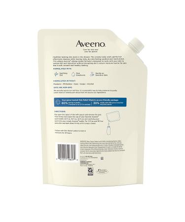 Buy Aveeno Skin Relief Body Wash Refill 36 Fl. Oz - Fragrance Free for Sensitive Skin - Buy Online on GoSupps.com