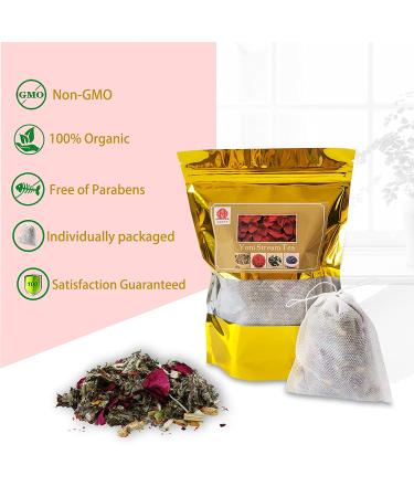 Organic Yoni Steam Herbs for Vaginal Cleansing | V Steam Kit with Filter Bag - 7 Steams for Women - Buy Online on GoSupps.com