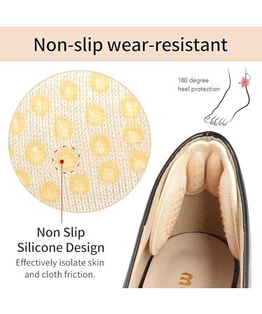 Heel Pads for Shoes - 2 Pairs Anti-Slip Liner Cushions for Rubbing & Slipping Prevention | International Shipping Available - Buy Online on GoSupps.com