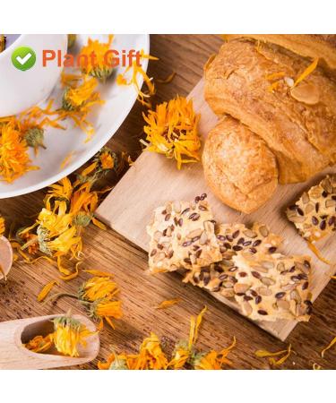 PlantGift Calendula Tea 35G/1.23oz Herbal Tea (Calendula Officinalis) Marigold Tea Pure Herbal Tea Caffeine-Free No GMOs Chinese Tea - Buy Online on GoSupps.com