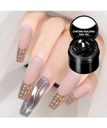 Solid Sculpture Building Gel 7ml Non-stick Nail Extension Gel | Non Fluid Rhinestone Adhesive Semi-Solid Varnish Without Rinsing | 3D Faci Water Ripple Design Gel - Buy Online on GoSupps.com