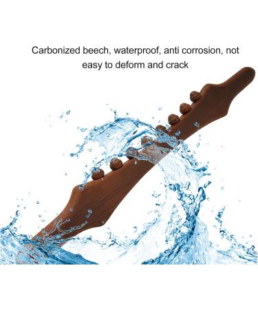 Wooden Scraper Rod - 8 Massage Points for Muscle Relaxation & Tiredness Relief | Perfect for Beauty Salons - International Shipping - Buy Online on GoSupps.com
