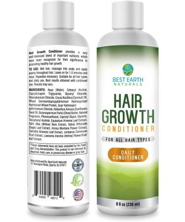 Hair Growth Conditioner for Men and Women - Supports Healthy Hair Growth, Prevents Hair Loss & Thinning - 8 oz - Buy Online on GoSupps.com