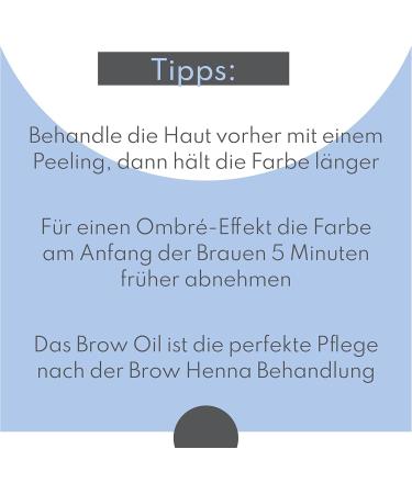 Augenmanufaktur Eyebrow Tint Kit - Brow Henna Basis Kit with natural water-based ingredients available in five different colours - Buy Online on GoSupps.com
