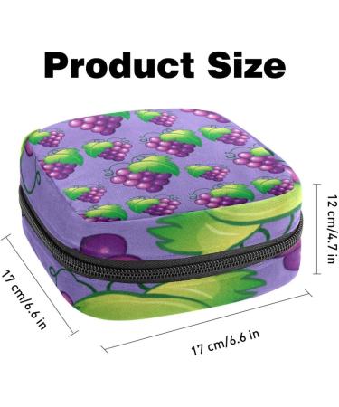 Buy Javenproeqt Women's Bandages Storage Bag - Large Reusable Organizer for First Period | Blue Butterfly & Pink Flower - 17x17x12 cm - Buy Online on GoSupps.com