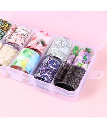 1 Nail Stickers Nail Art Decals Flower Stickers Flower Nail Decorations Applique Sixtieth Miss Boxed - Buy Online on GoSupps.com