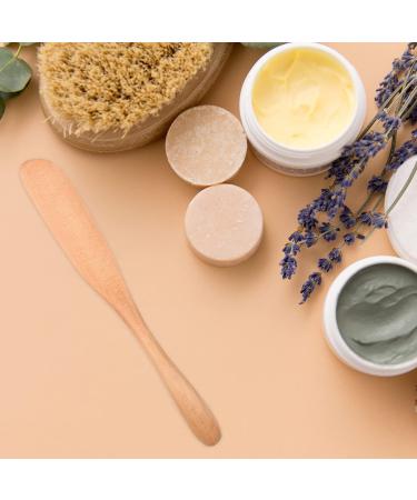 AOVNA Wooden Facial Mask Scraper Facial Mask Tool Wooden Mask Mixing Tools for Mixing Clay Mask DIY Wooden Spatula - Buy Online on GoSupps.com