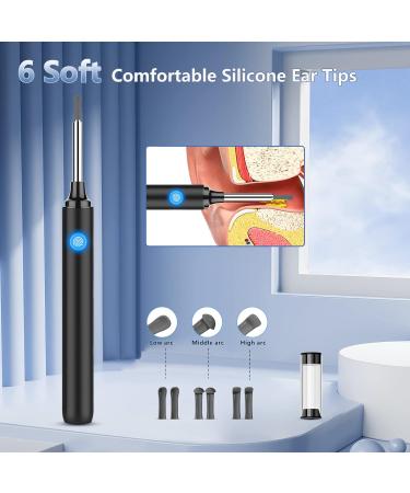 Ear Wax Removal Tool Kit with 1080P Camera and 6 Replaceable Ear Scoops - Waterproof, 6 LED Lights for Earwax Removal - Buy Online on GoSupps.com
