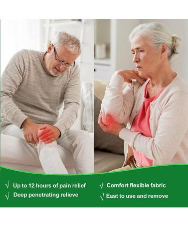 Pain Relief Patch for Knees & Sore Muscles - Wormwood Plasters for Fast Relief International Shipping - Buy Online on GoSupps.com