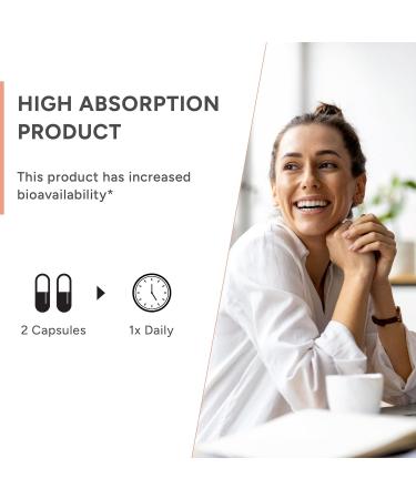 High Absorption Quercetin with Bromelain Vitamin C and Zinc - 500mg Quercetin Phytosome - 50x More Absorption - Supports Immune Function & Cellular Health - USA Manufactured Supplement - 60 Capsules - Buy Online on GoSupps.com