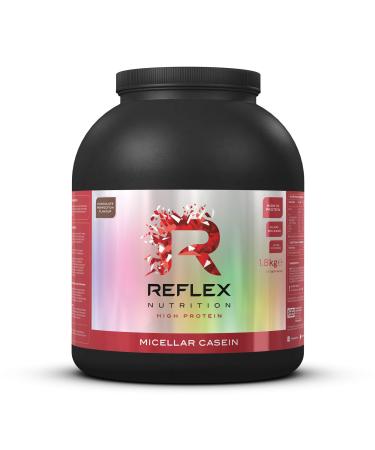 Reflex Nutrition Micellar Casein Slow Release Protein Powder 24g Protein 3.6g Carbs 0.5g of Fat 80% Micellar casein (Chocolate) (1.8kg) Chocolate 1.89 kg (Pack of 1)