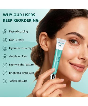 Instant Eye Tightener Cream - Eye Care Under Eye Lift Serum Bags and Dark Circles Reduces Fine Lines & Crow's Feet Instantly Puffiness Smooths Wrinkles & Fine Lines in Minutes 15 ML - Buy Online on GoSupps.com