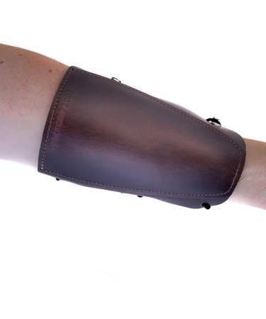 Shatterproof Ultimate Archery Arm Guard Leather Archery Arm Guard | USA Made | Archery Arm Guard for Adults | Left & Right Hand | Armguard for Archery Left Hand (For A Right Handed Shooter)