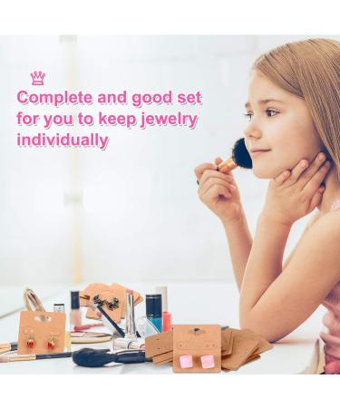 Earring Card Holder with Display Cards, Backs, and Self-Sealing Bags - Jewelry Display Solution - Buy Online on GoSupps.com