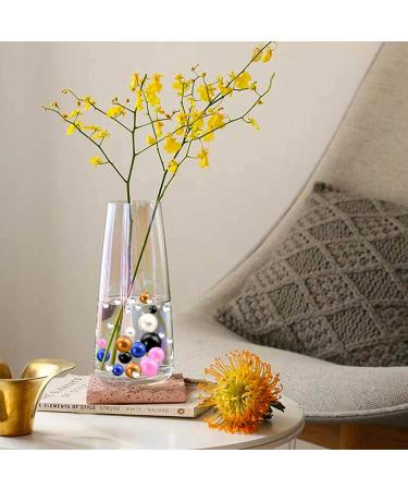 100pcs Floating Pearls Beads & 500pcs Water Gels | Creamy White Vase Fillers for Home, Weddings & Parties - Buy Online on GoSupps.com