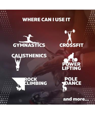 Picsil Magnesium Gym Chalk 8 Blocks 57g | Perfect for Climbing Cross Training Pole Dance Weightlifting & More - Welding-Resistant Magnesium Carbonate - Buy Online on GoSupps.com