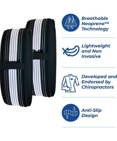Halatua Lumbar Support Belt - Sciatica Relief Breathable Iliosacral Band for Men & Women Lower Back Support - Buy Online on GoSupps.com