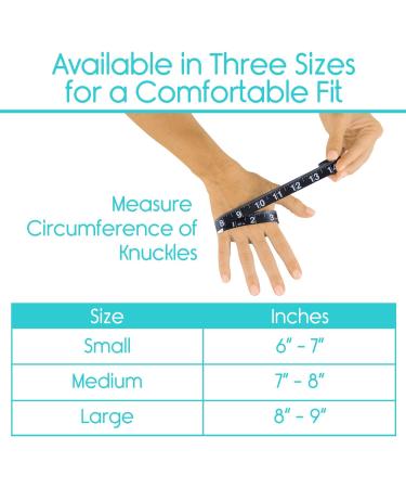 Vive Arthritis Gloves - Compression Relief for Rheumatoid & Osteoarthritis - Open Finger Heat Gloves for Typing & Carpal Tunnel - Medium Size for Men & Women - Buy Online on GoSupps.com