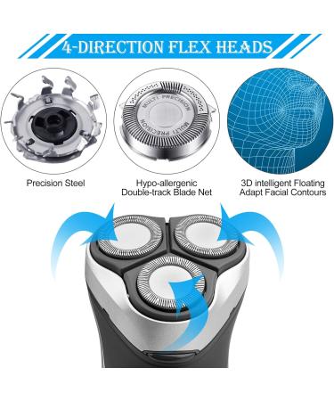 SH50/52 Shaving Heads - Compatible with Norelco Series 5000 Aquatouch & Pertouch - 3-Pack Replacement Blades for a Smooth Shave - Buy Online on GoSupps.com