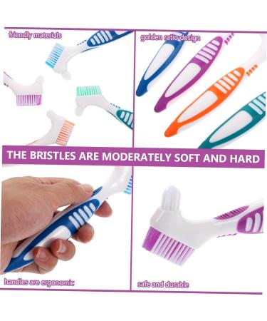 DOITOOL 4pcs Colored Rubber TPE Toothbrush Cleaning Tools - Manual Cleaning Agent for Effective Oral Hygiene - Buy Online on GoSupps.com