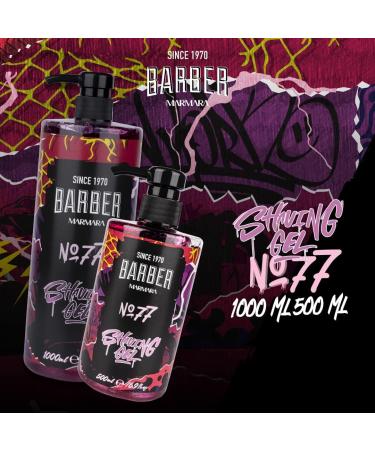 Buy Barber Marmara Razing Gel Men No.77 - 1000ml Transparent Shaving Gel for Precise Beard Contours Non-Foaming Cooling Formula - Men's Beard Care - Buy Online on GoSupps.com