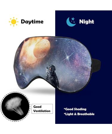 Space Hole Astronaut Sleep Mask - Adjustable Eye Cover for Sleeping and Travel - Men and Women - Buy Online on GoSupps.com
