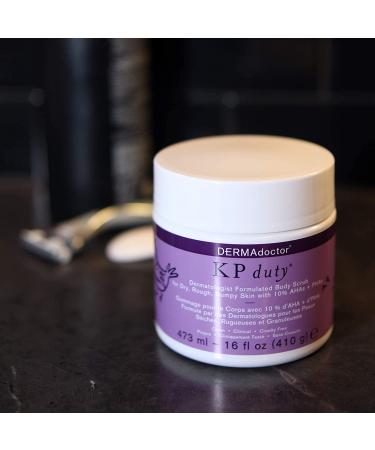 DERMAdoctor KP Duty Body Scrub Exfoliant for Keratosis Pilaris - 10% AHAs + PHAs - 16 Fl Oz - Buy Online on GoSupps.com