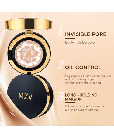 Sumax Water Bead Tricolor Latte Concealer Cushion MZV Air Cushion BB Cream - 3PCS, Natural Shade - Long-Lasting, Moisturizing, Oil Control - Buy Online on GoSupps.com
