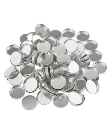 Gazechimp 100 pc.Set empty pans for magnetic cosmetic DIY Palette Concealer Rouge eyeshadow Eyeshadow replacement pans - round